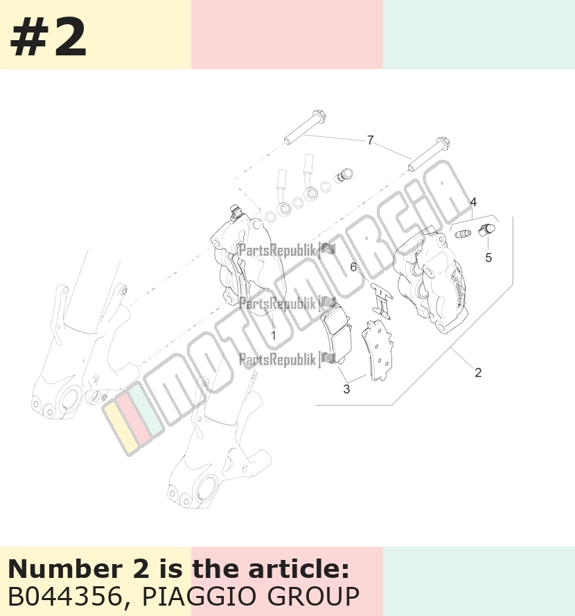 Brake Caliper front, left