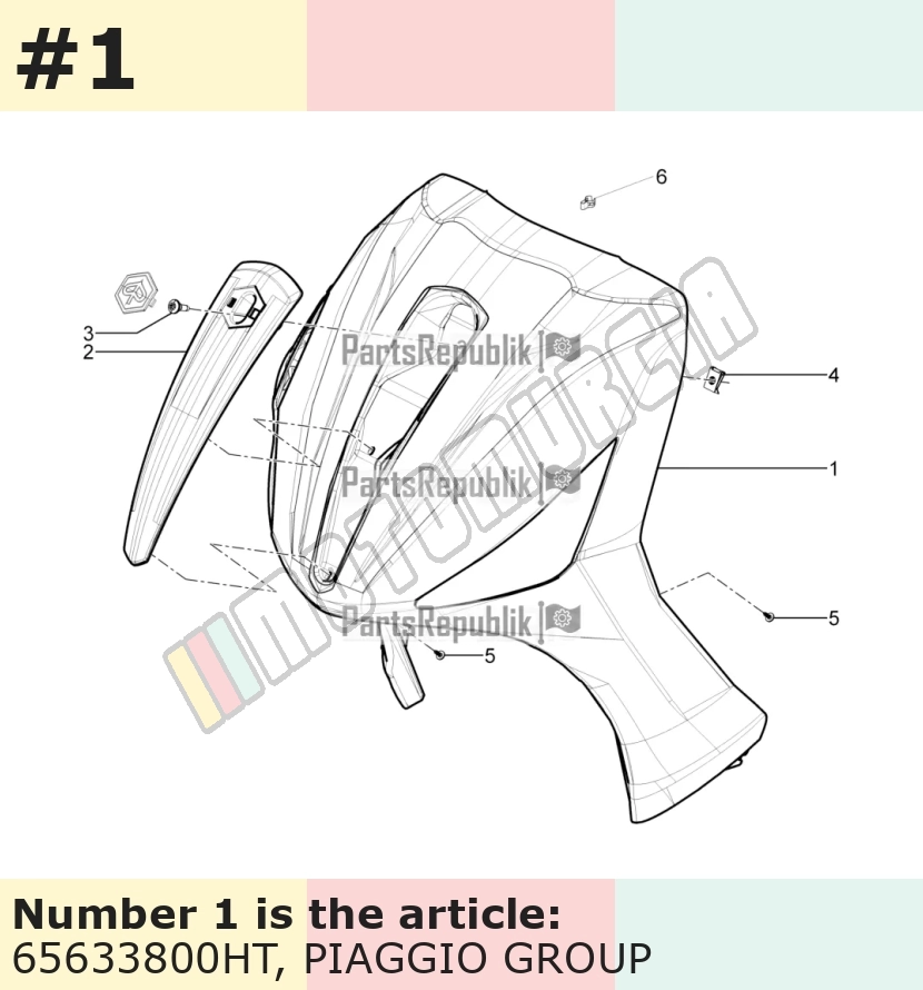 Frontschild, grau, Suffix: HT_grigio mouse 715/C
