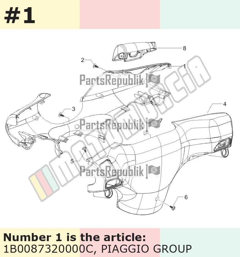Handlebar Fairing, front