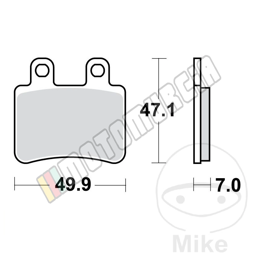 Standard-Roller-Bremsbeläge TRW Altn 7320549