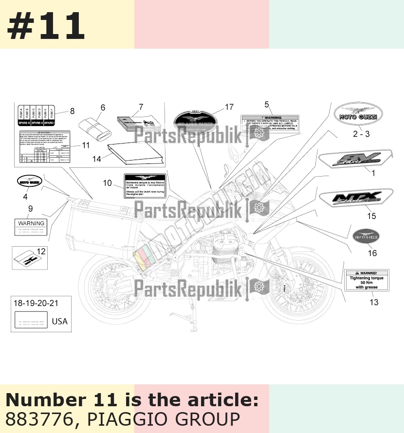 Autocollant, Motif: pression des pneus