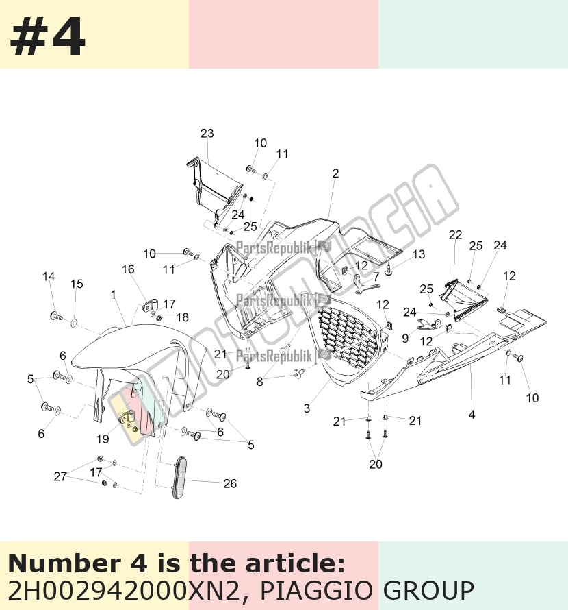 Verkleidung, mit Dekor links, schwarz, Suffix: XN2_nero cosmo / vulcano / 98/A