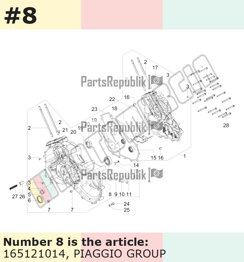 Tenon / pivot
