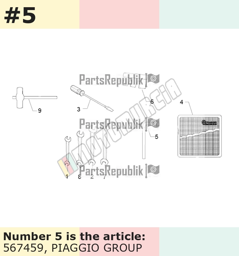 Clé plate, Taille: 7/8