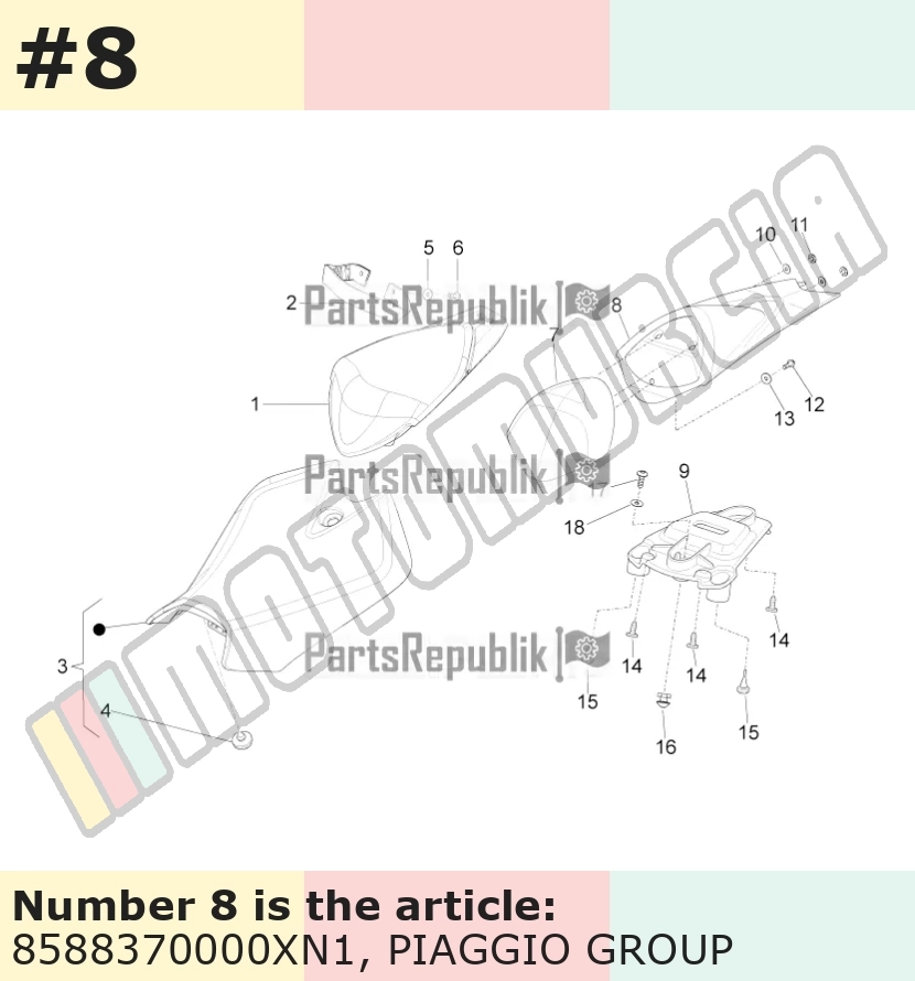 Capa de sela. Preto