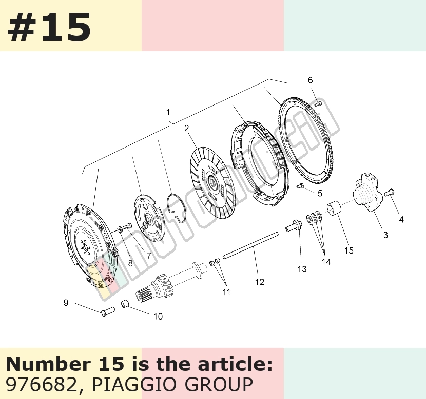 CLUTCH DRIVE SYSTEM THRUST BLO