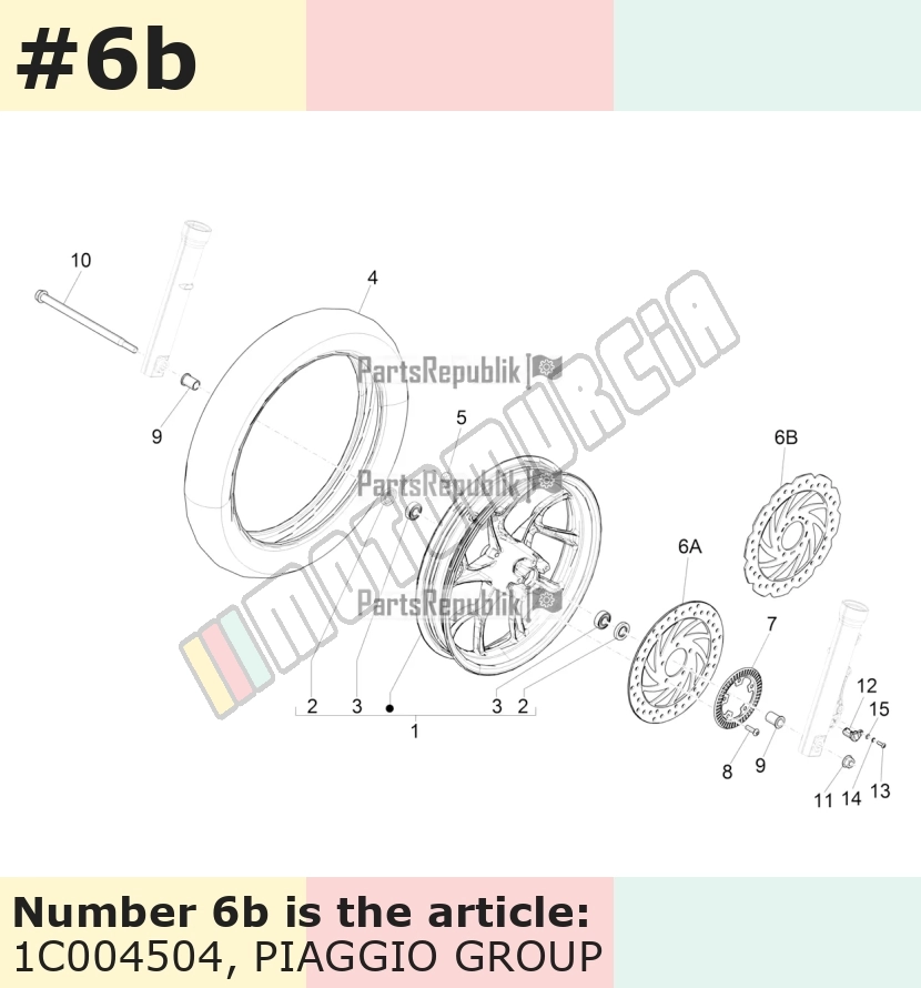 Brake Disk front, Ø 260,00 mm