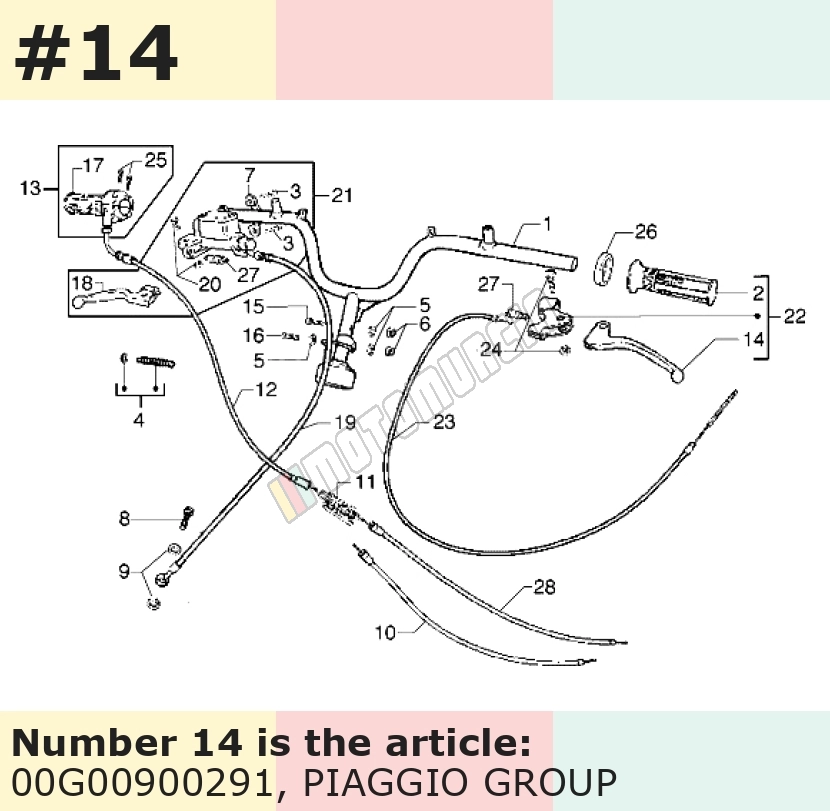 Bremshebel links