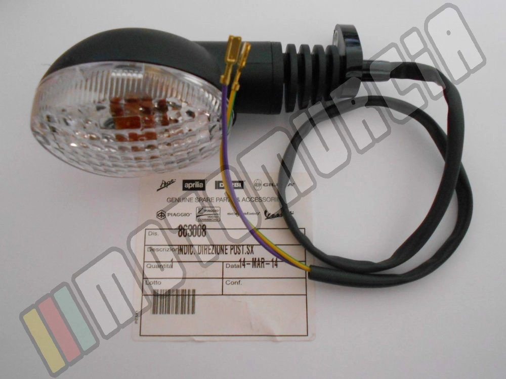 Indicator front right / rear left