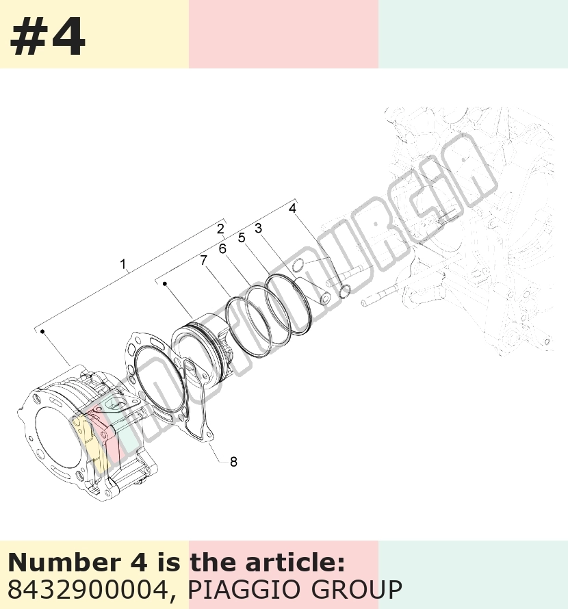 Piston assy cat4