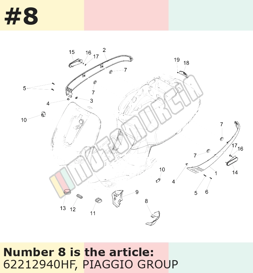Deckel, links, grau, Suffix: HF_grau 784/B