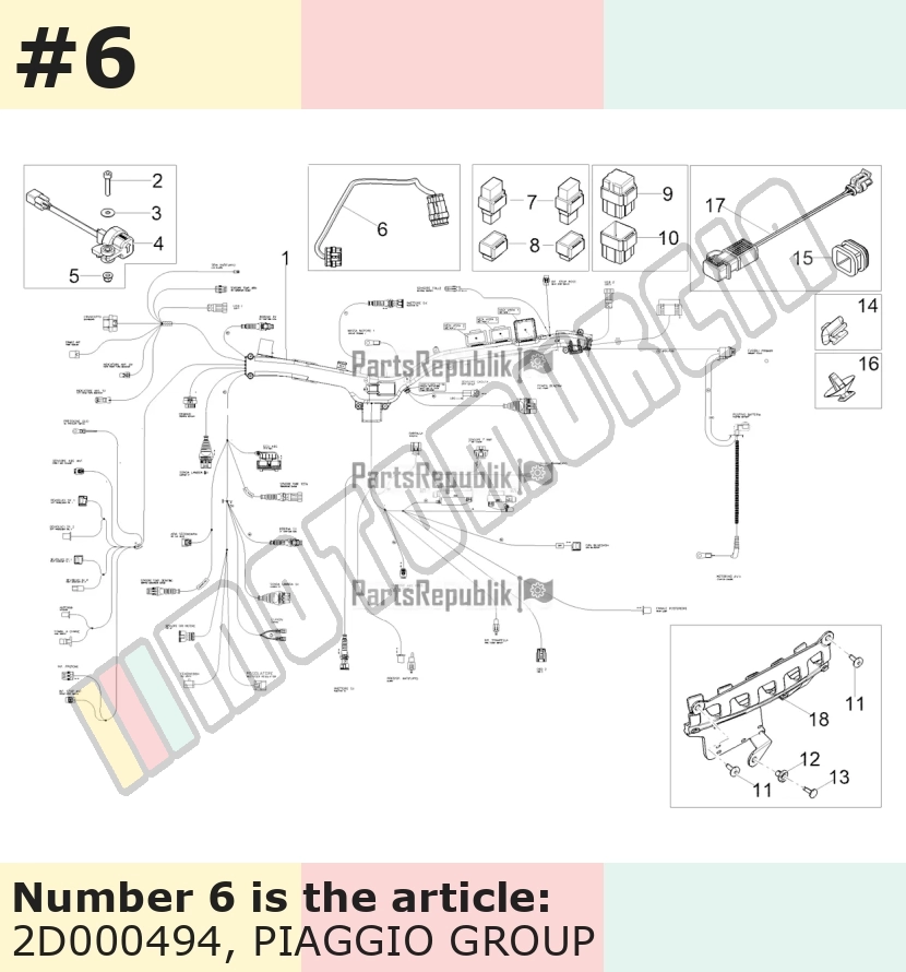 Cable for fuel pump