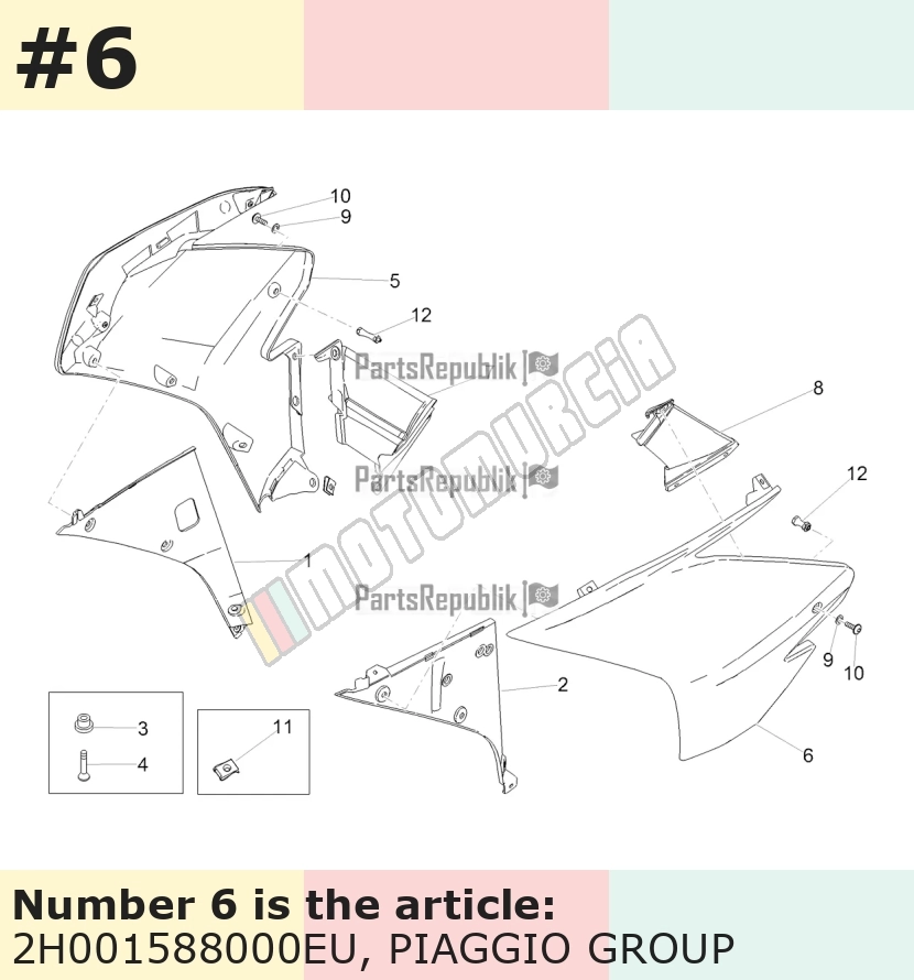 Fairing, with decals left, grey, Suffix: EU_grey pulsar 711/B