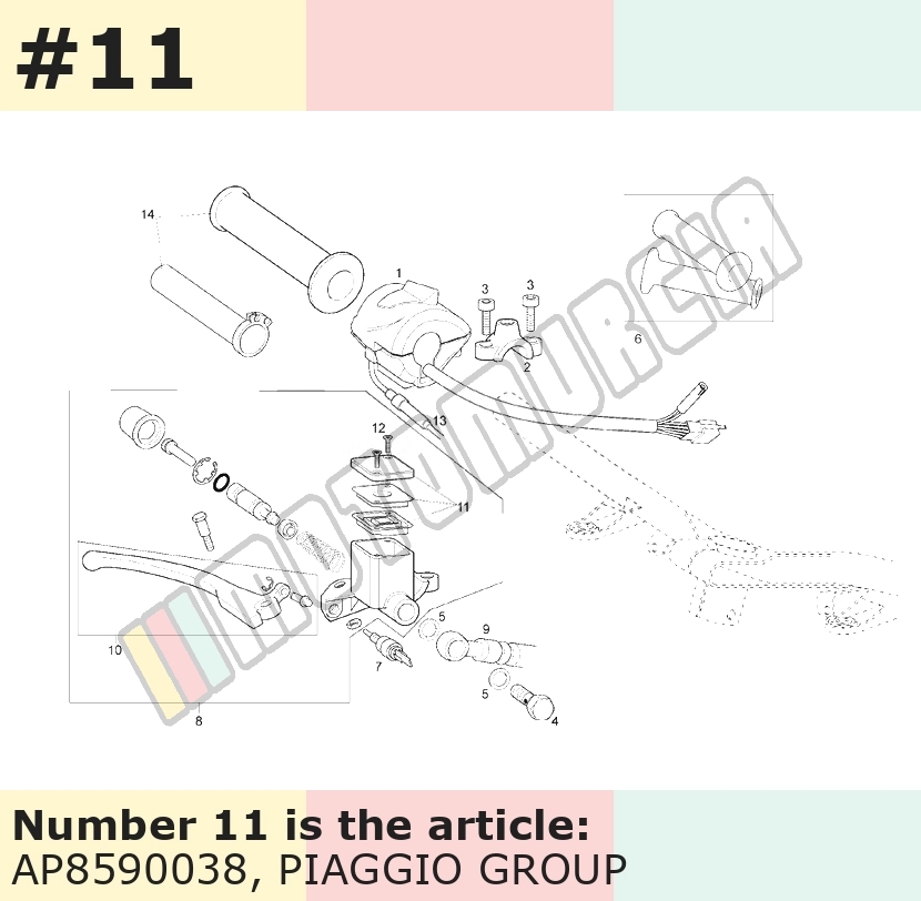 Master Cylinder Cover, Grimeca