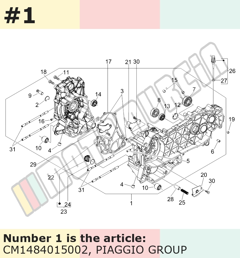 Kurbelwellengehäuse Kat. 2