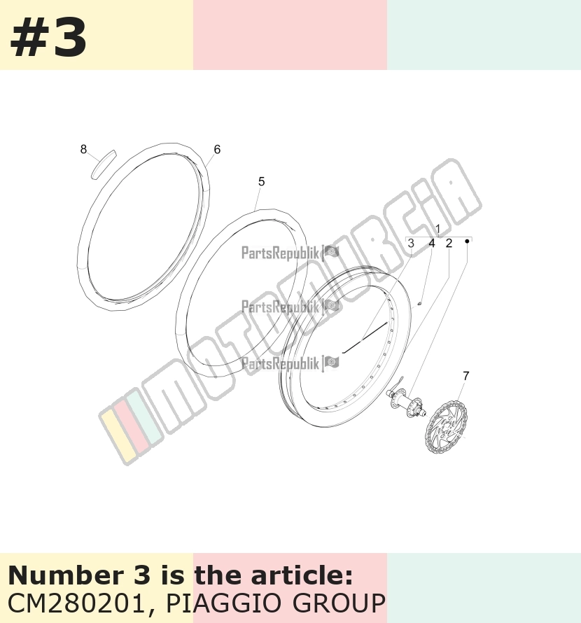 Rayon roue Longueur: 27,2cm