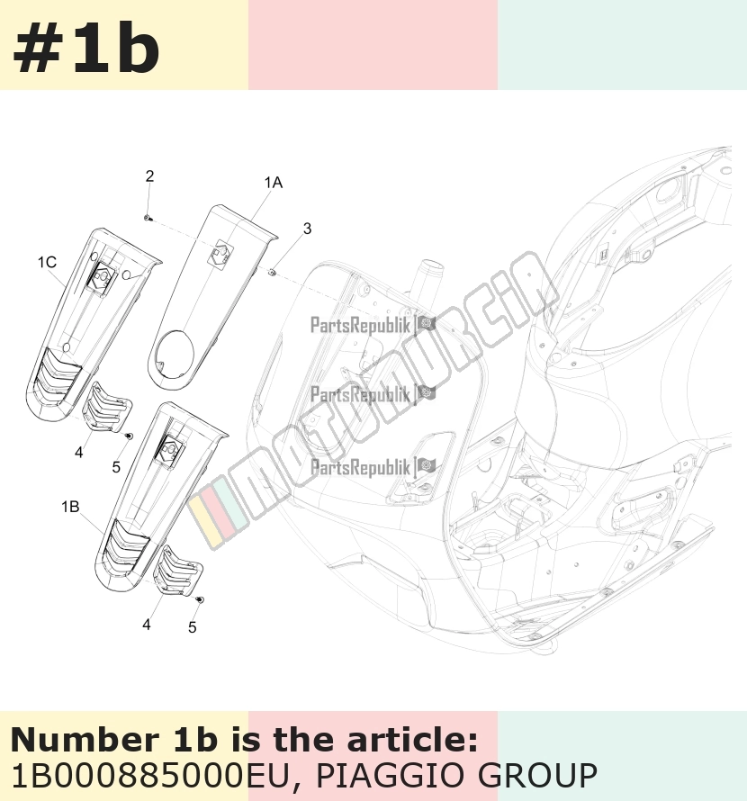 Cascade, argent, Suffixe et code couleur Piaggio: EU_gris pulsar 711/B, Vespa GTS