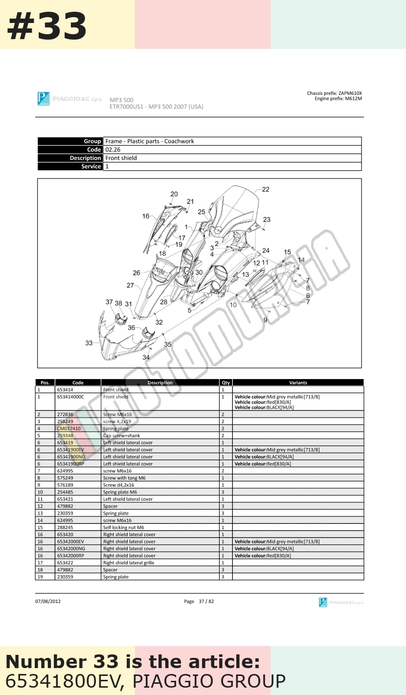 Lock, Silver, Sufijo: EV_SILVER ORIONE 713/B
