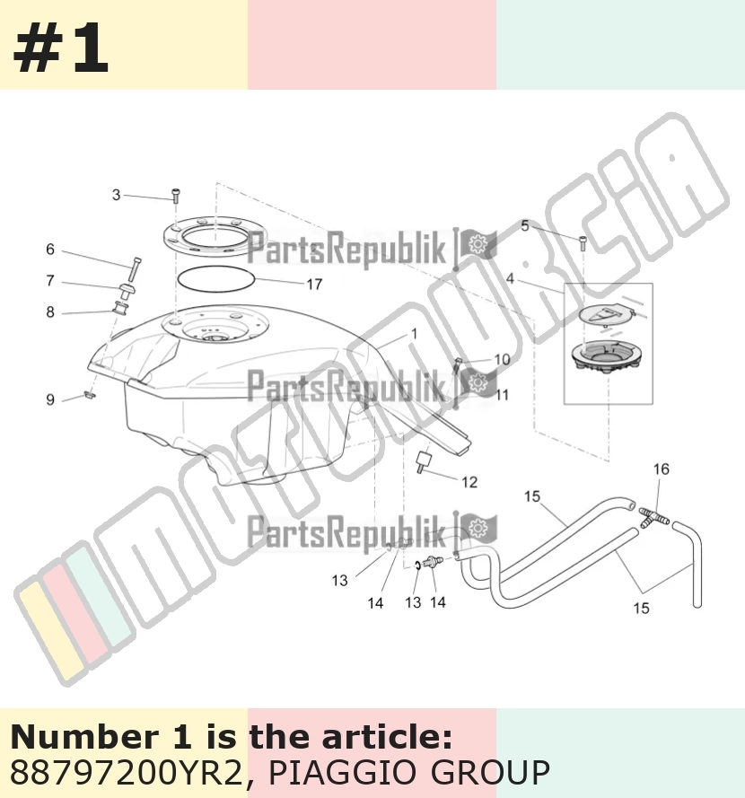 Benzintank rot, Suffix: YR2_rosso ibis