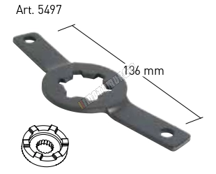 Blocking tool for breed nut, (vertical cylinder)