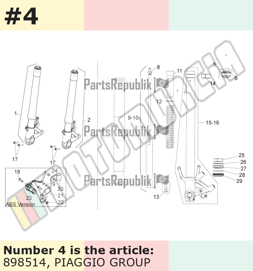 Fork spring