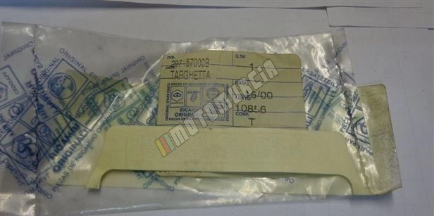 Inscription, Motif: Piaggio, blanc