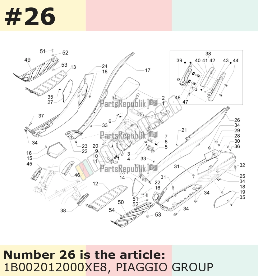 Verkleidung, links, grau, Suffix: XE8_grau matt 785/A