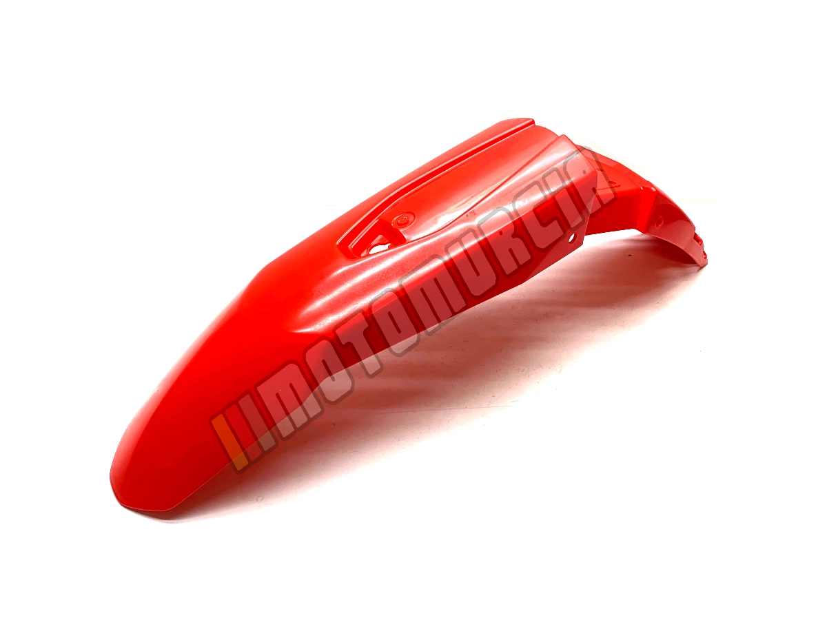 Mudguard without decals, front, red
