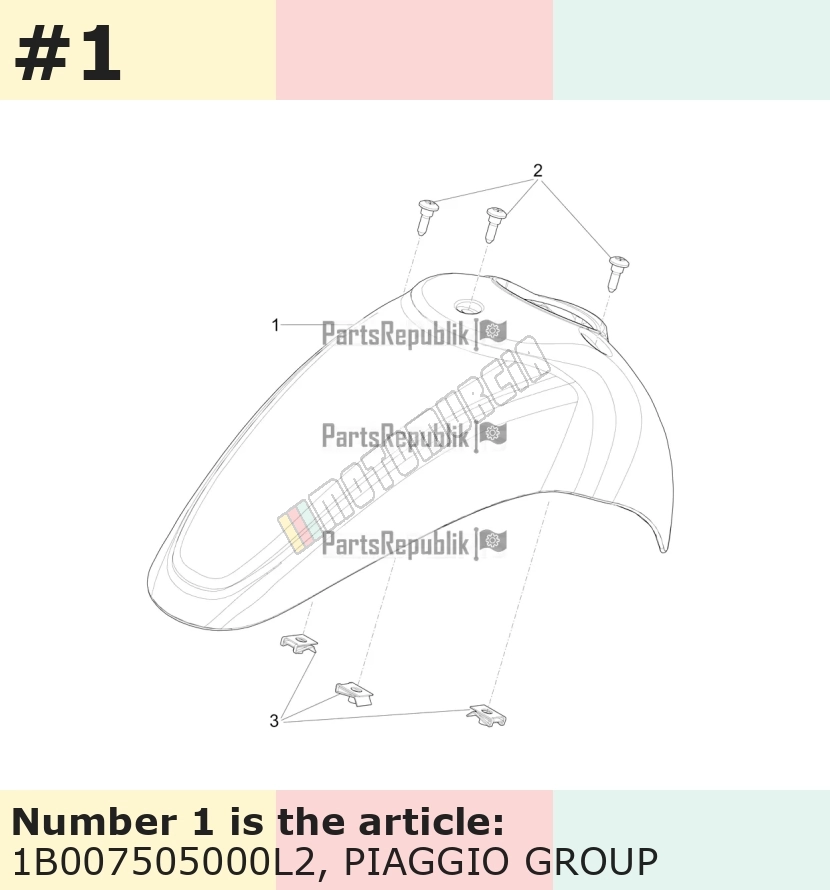 Mudguard Front, (Ita)