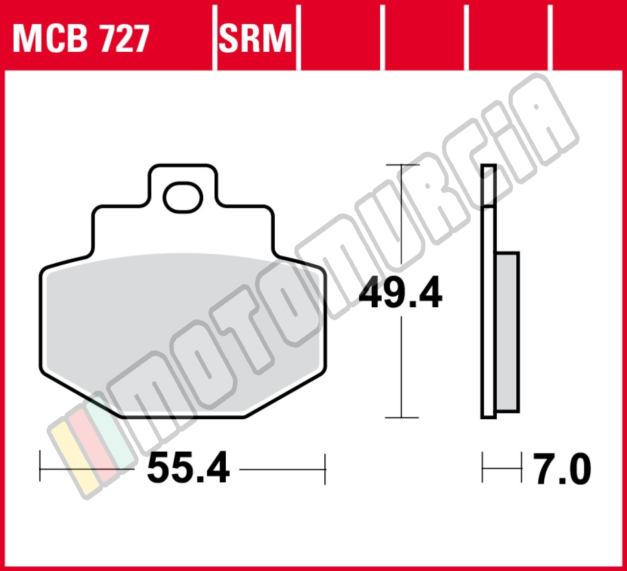 Bremsbeläge, Sintermetall, homologiert ECE R90