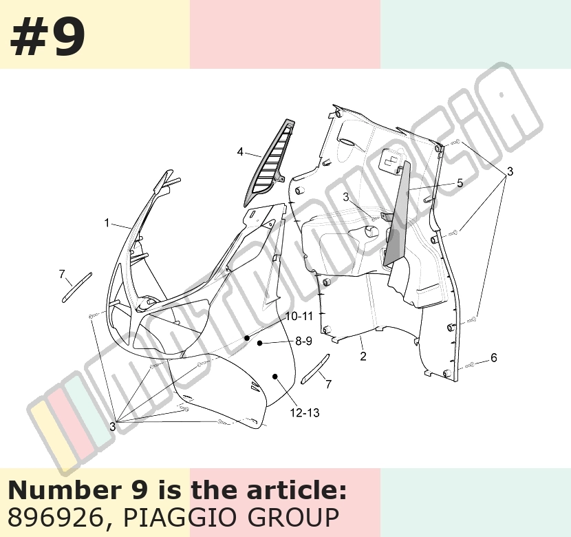 Dekor, Motiv: 125, links