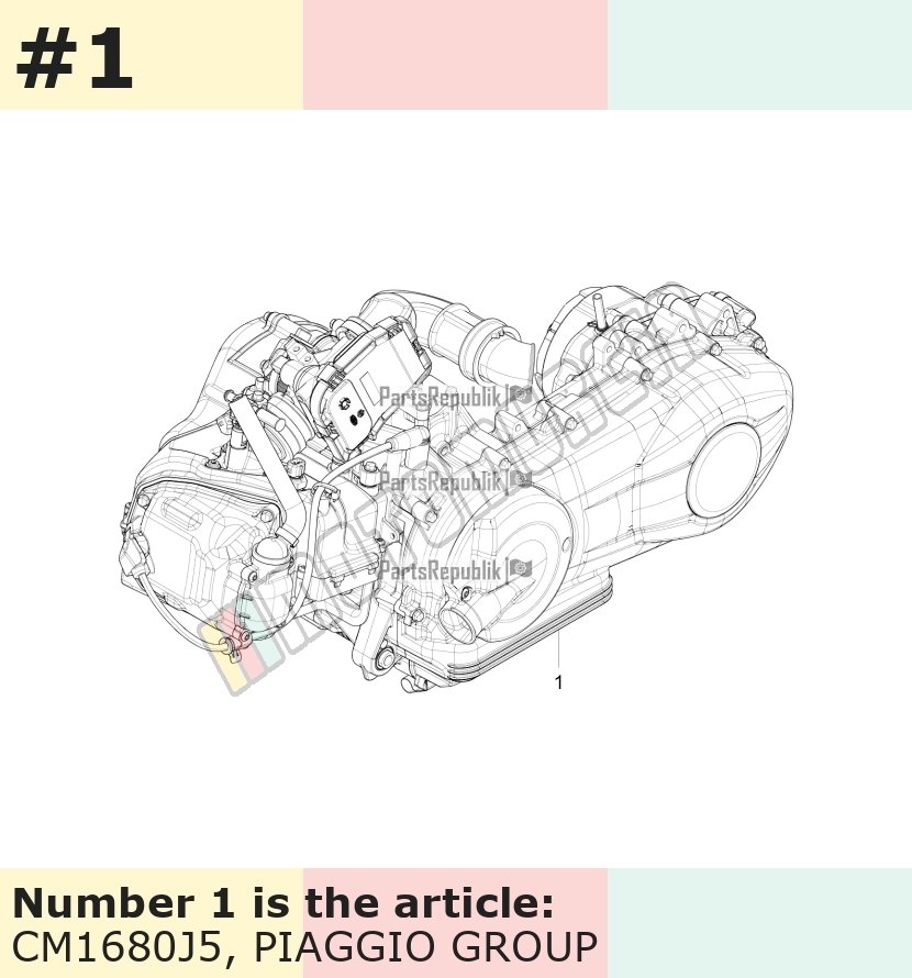 Motor 125 ccm, 4T 3V, I-Get, Euro 3