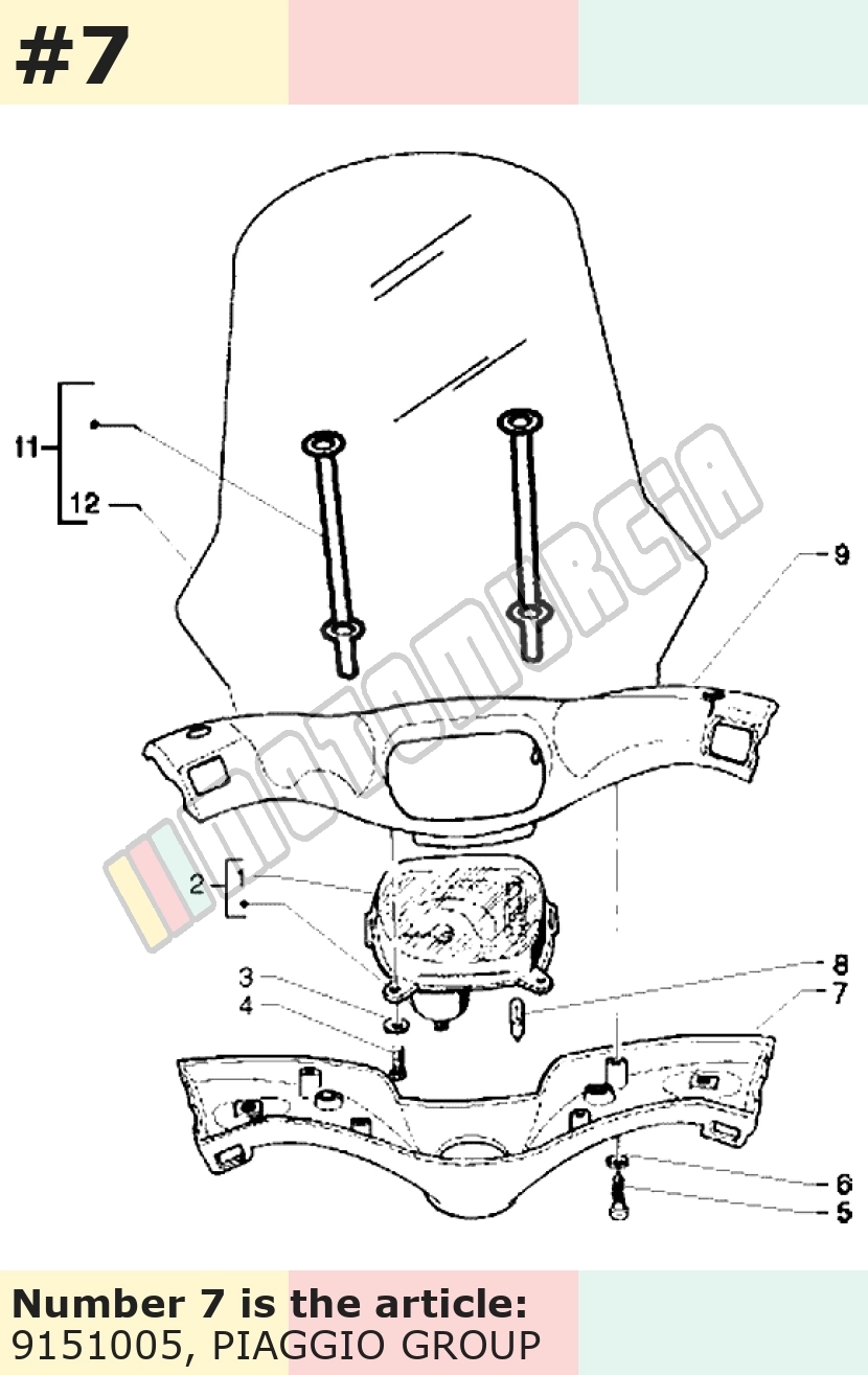 Handlebar Fairing, bottom, primed