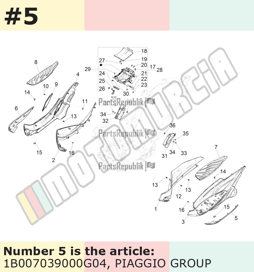 Abdeckung, links, grau, Suffix: G04_grau metallic