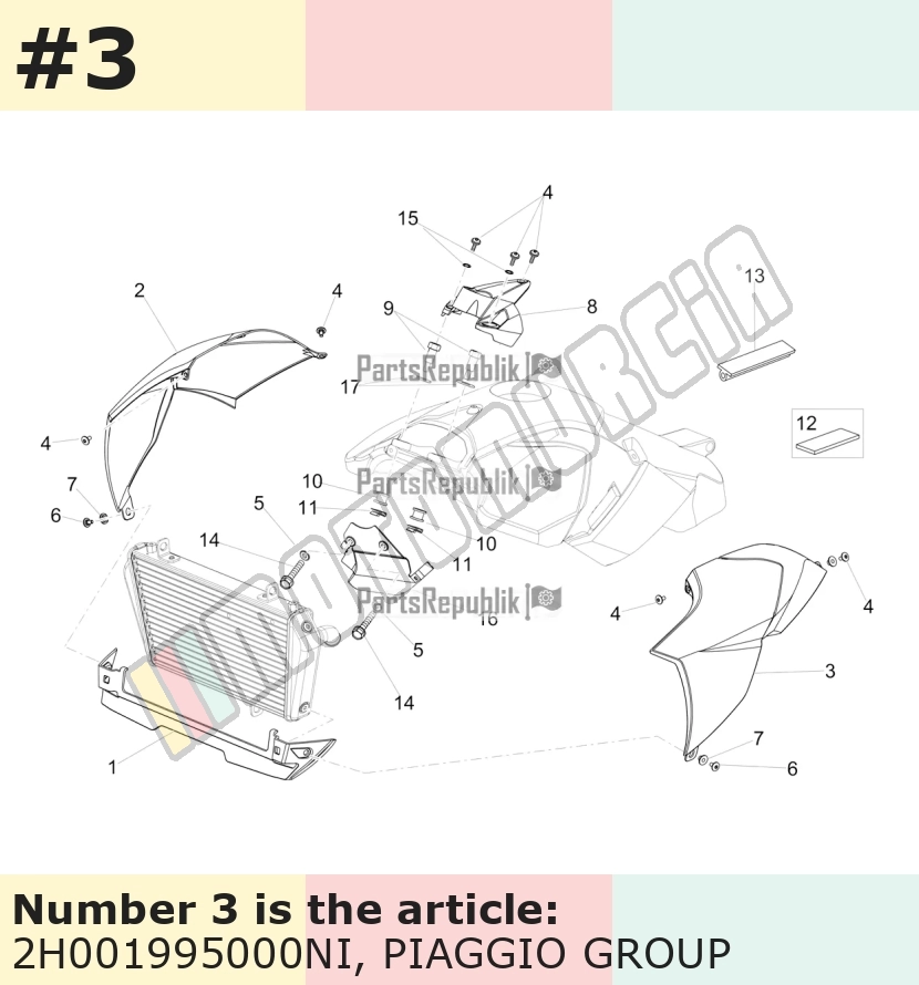 Verkleidung, mit Dekor links, schwarz, Suffix: NI_schwarz matt meteor 80/B