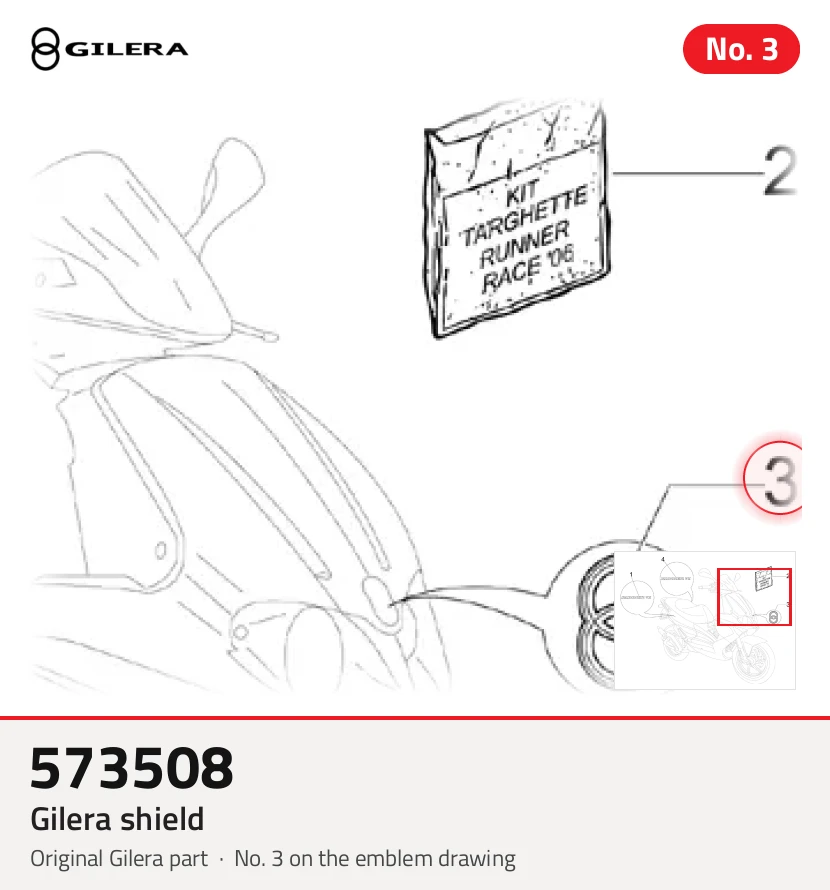 Bouclier de gilera