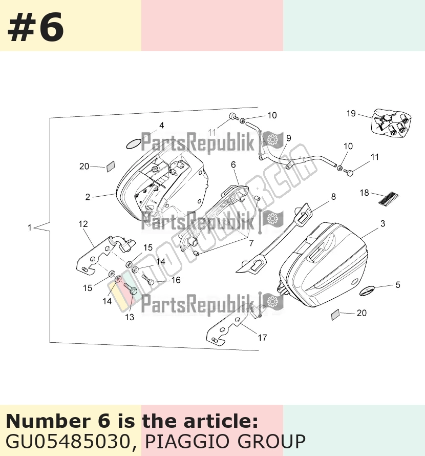 Side Case, SeitenkofferTräger Right