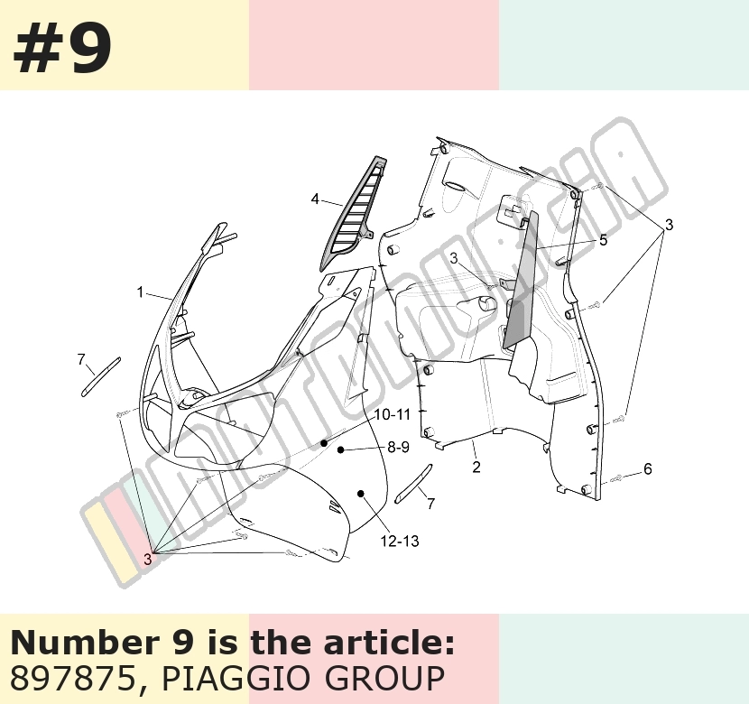 Dekor, Motiv: 125, links