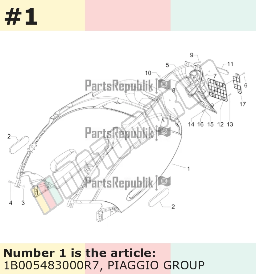 Heckverkleidung, rot, Suffix: R7_rot dragon / passione / 894