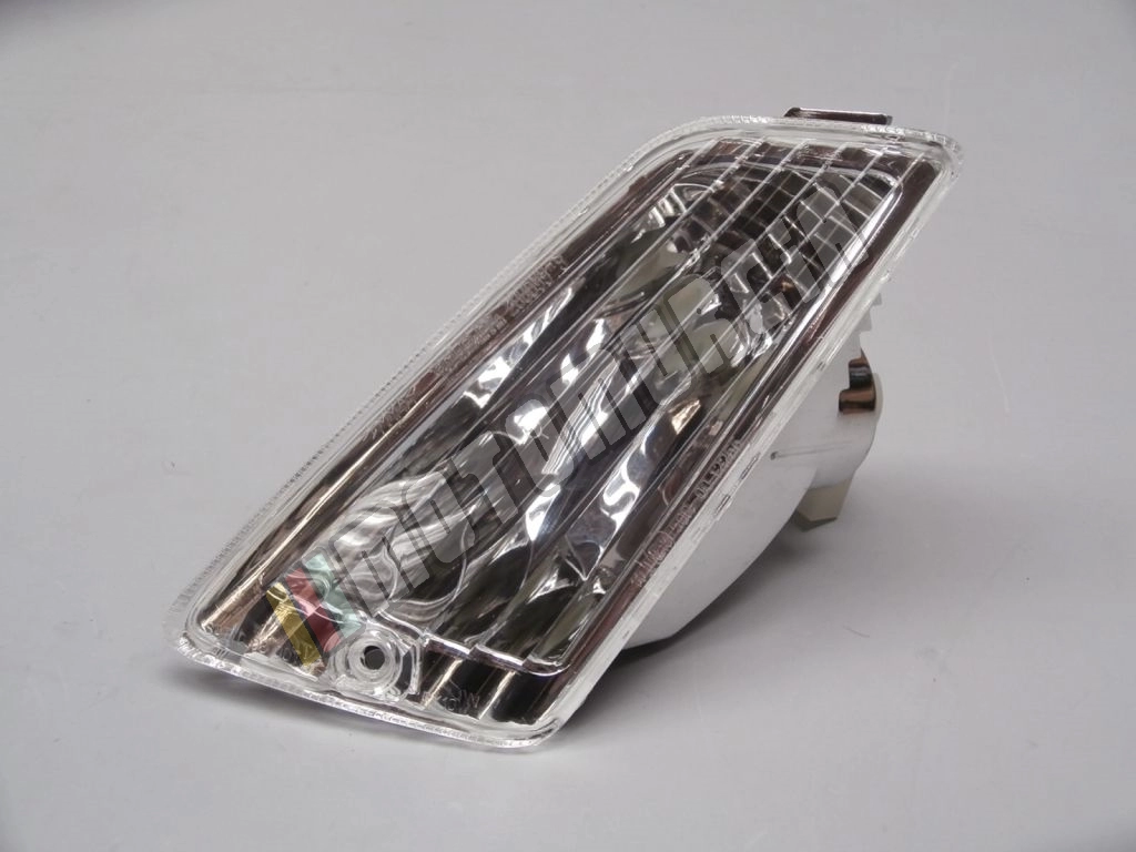 Indicator with one socket, front, left, without bulb