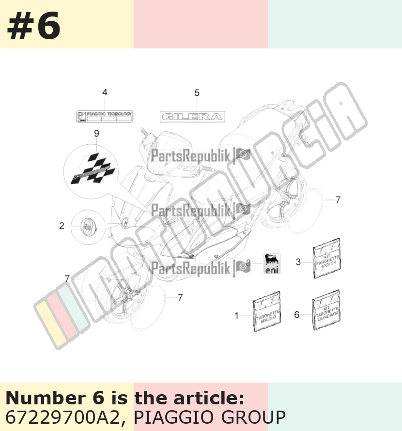 Autocollant, Motif: 50 SP