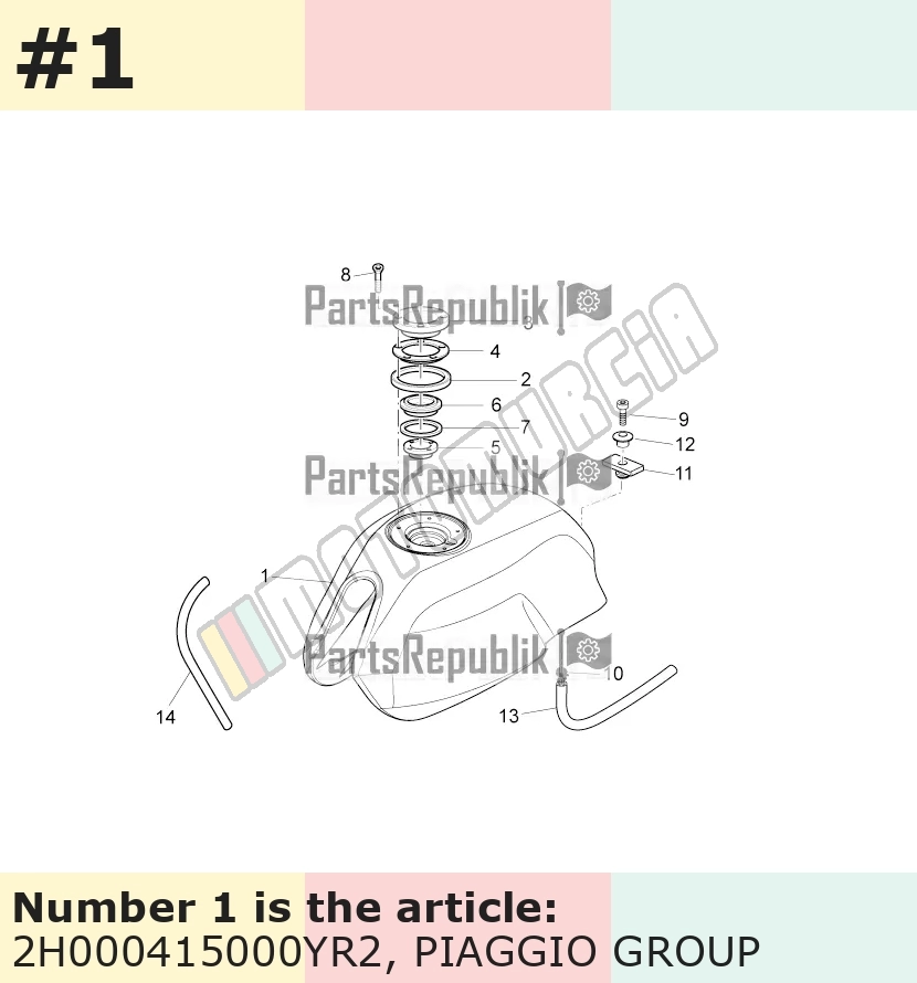 Benzintank rot, Suffix: YR2_rosso ibis