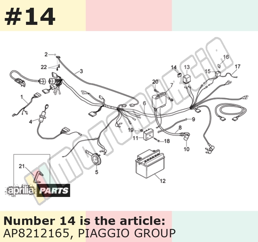 Bracket for interval sensor