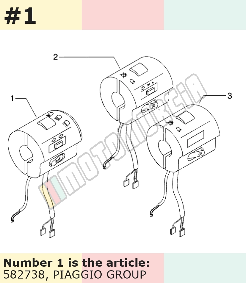 Interruptor de combinação, esquerda