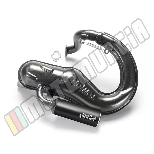 Système d'échappement Vespa 125 ETS / PK / PKXL, Racing, avec silencieux en aluminium, course / sans Abe