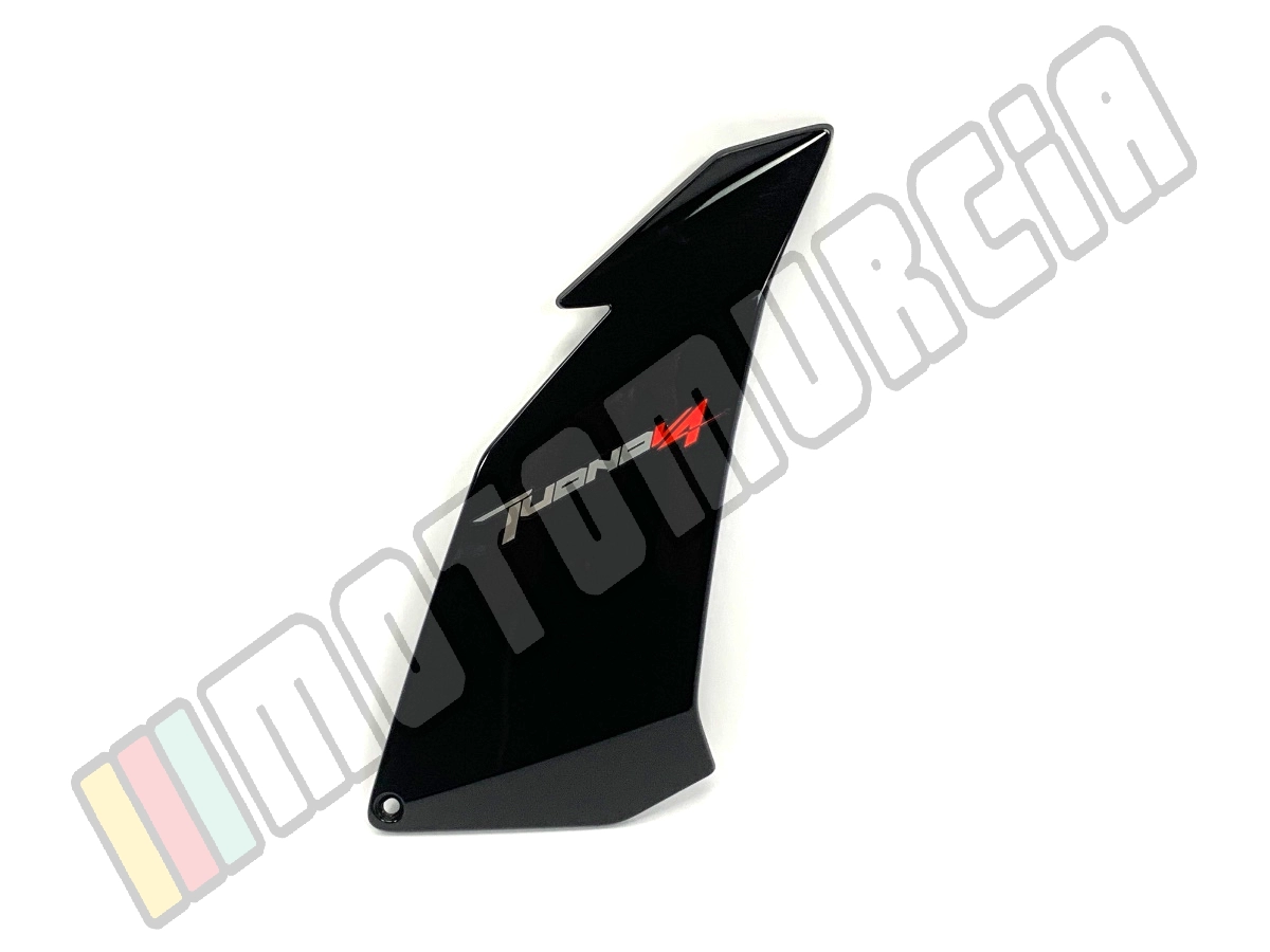 Carénage latéral, avec autocollant droit, noir, Suffixe et code couleur Piaggio: XN2_noir cosmos / vulcano / 98/A