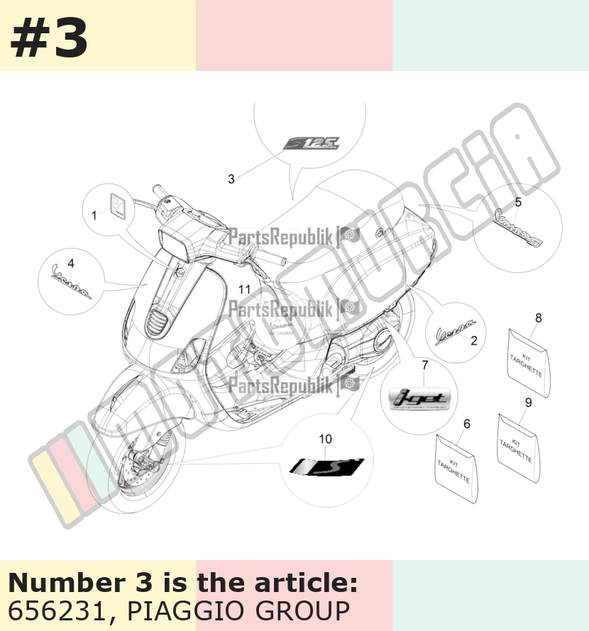 Belettering, Motief: S 125