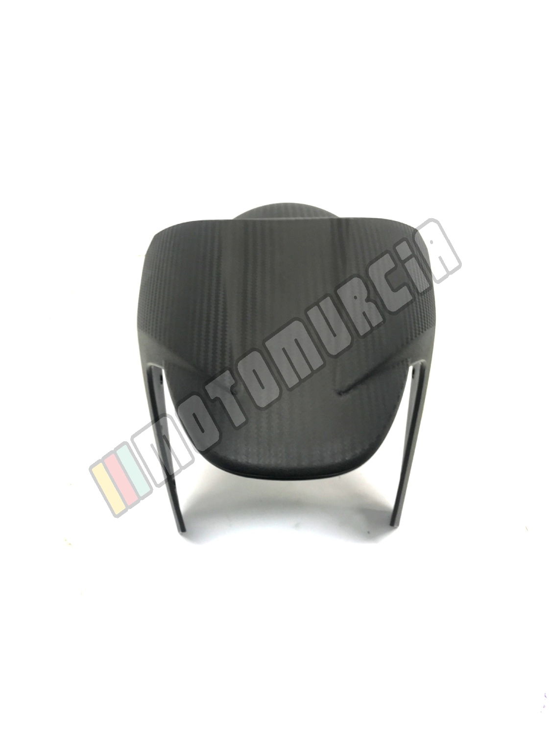 Mudguard without decals, front, black