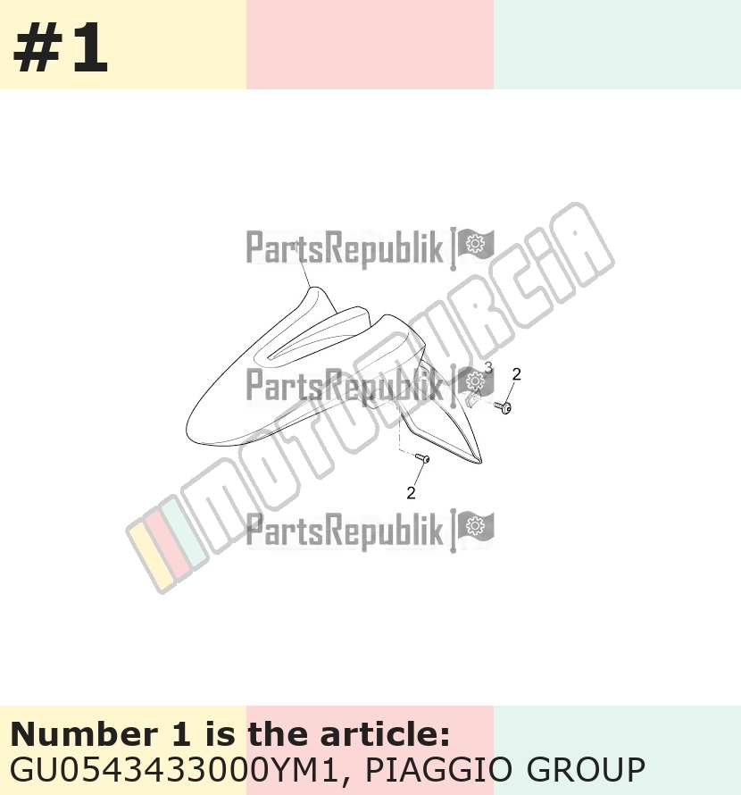 Garde-boue avant, marron