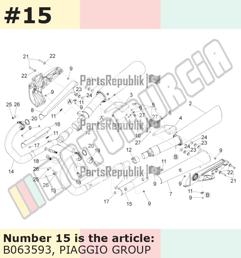 Hitzeschild links, chrom